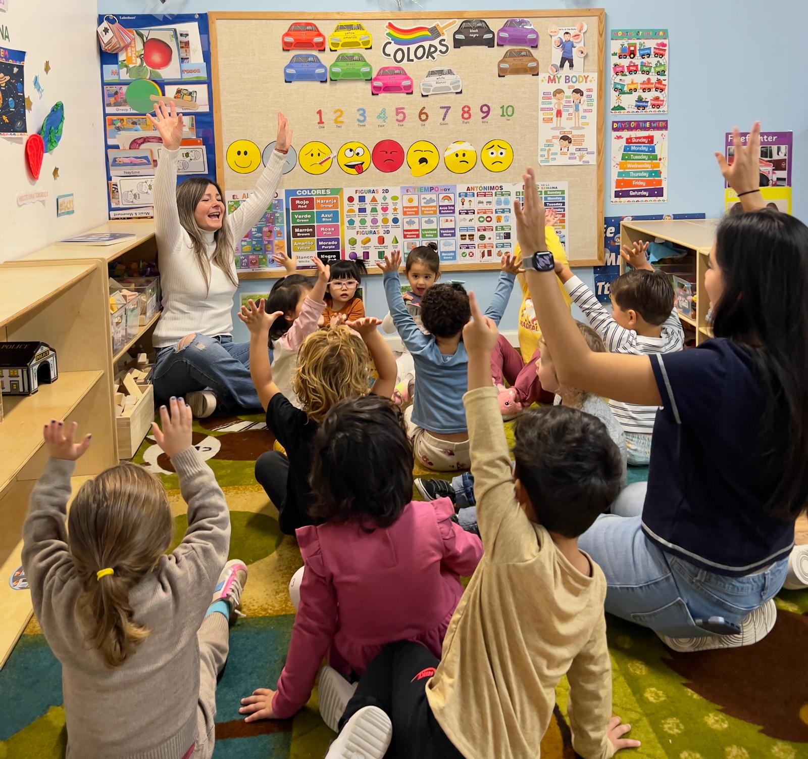 Happy children at Little Geniuses daycare